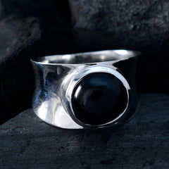 Clara Armor Black Solitaire Band