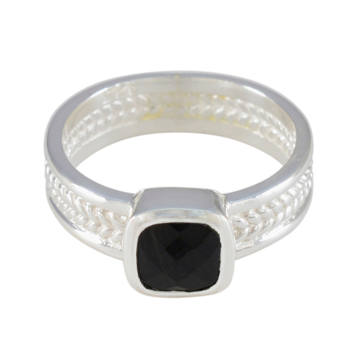Patricia Rope-Wire Black Solitaire Band Black Onyx Black