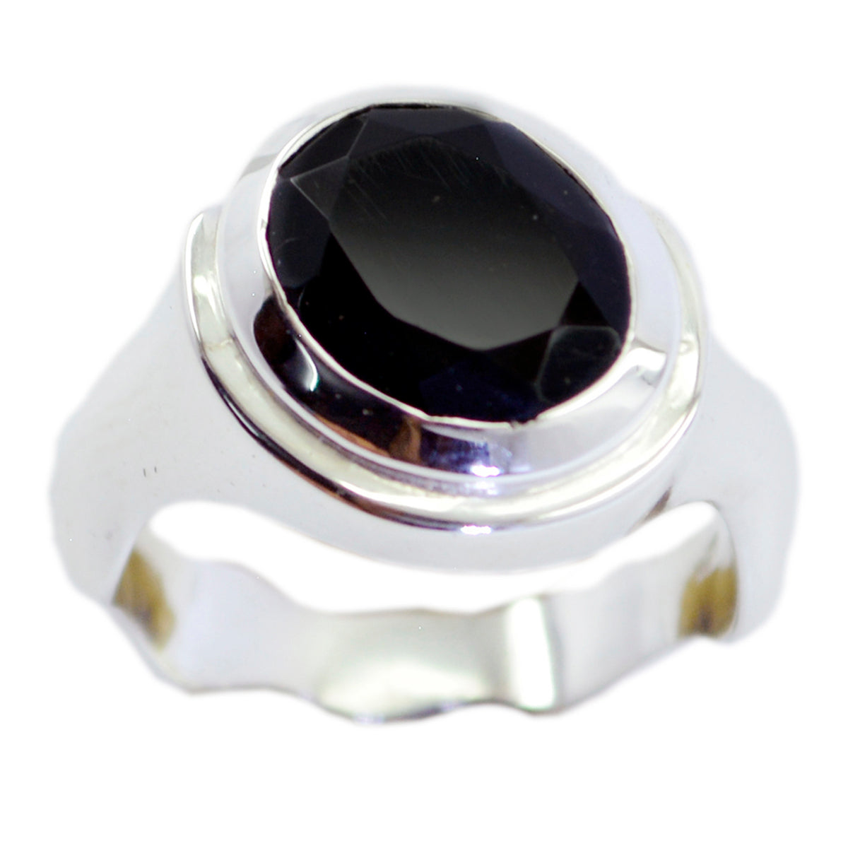Araya Fairytale Black Solitaire Ring Black Onyx Black