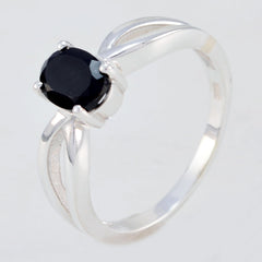 Yuna Fairytale Black Solitaire Ring
