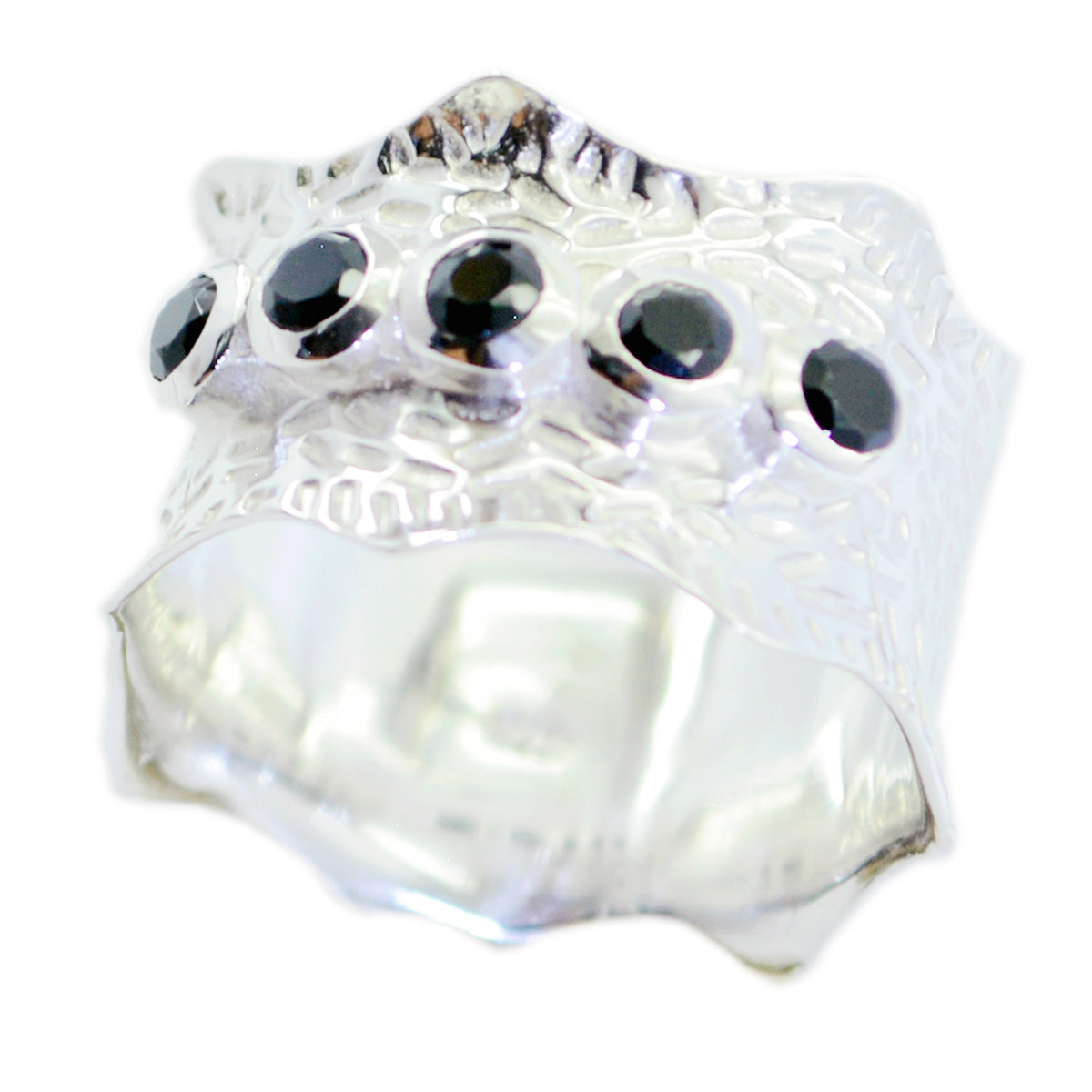 Natalia Vintage Black Penta Band Black Onyx Black