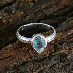 Riya Fairytale Blue Solitaire Ring