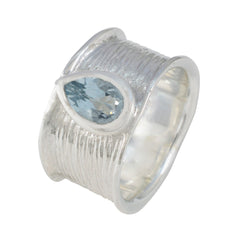 Yasmin Victorian Blue Solitaire Band