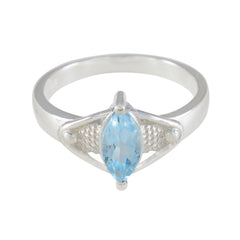 Violet Filigree Blue Solitaire Ring Blue Topaz Blue