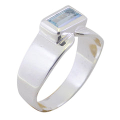 Mei Sophisticated Blue Solitaire Ring