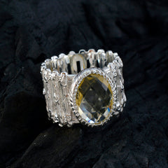 Bruna Armor Yellow Solitaire Band