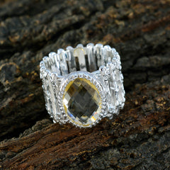 Bruna Armor Yellow Solitaire Band