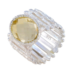 Bruna Armor Yellow Solitaire Band