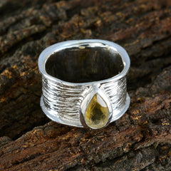 Siti Victorian Yellow Solitaire Band
