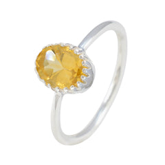 Ling Sophisticated Yellow Solitaire Ring