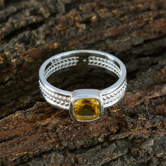 Luna Rope-Wire Yellow Solitaire Band