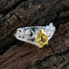 Olivia Luxurious Yellow Halo Ring