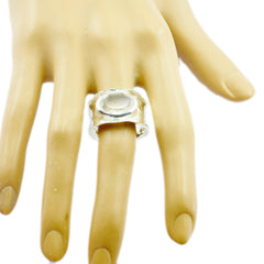 Anna Oversized White Solitaire Band