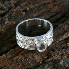 Siti Twist White Solitaire Band