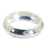 Emma Eternity White multiple Band Crystal Quartz White