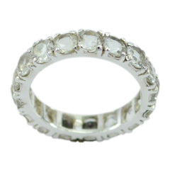 Rina Eternity White multiple Band Crystal Quartz White