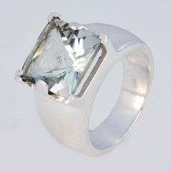 Sophia Signet Light Green Solitaire Ring