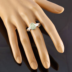 Hanna Artisan Light Green Solitaire Ring