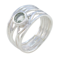 Daniela Rope-Wire Light Green Solitaire Band