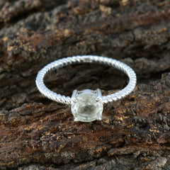 Addison Twist Light Green Solitaire Ring