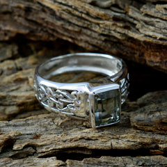 Nisa Cultural Light Green Solitaire Ring