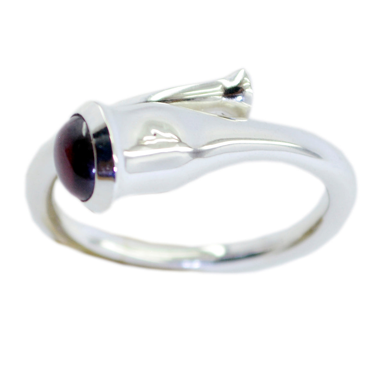 Katarina Glamorous Red Solitaire Ring Garnet Red