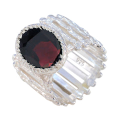 Camila Armor Red Solitaire Band