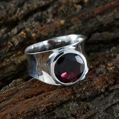 Ella Armor Red Solitaire Band