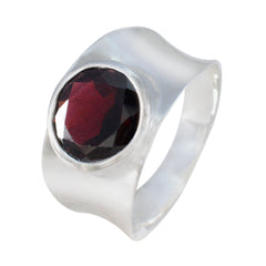 Ella Armor Red Solitaire Band