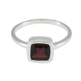 Liyana Glamorous Red Solitaire Ring Garnet Red
