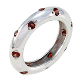 Eva Eternity Red multiple Band Garnet Red
