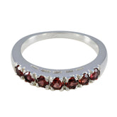 Sophia Retro Red multiple Band Garnet Red