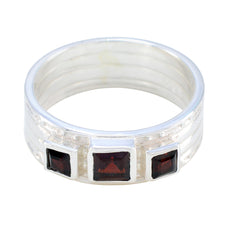 Lea Boho Red Trilogy Band Garnet Red