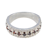 Araya Graceful Red multiple Band Garnet Red