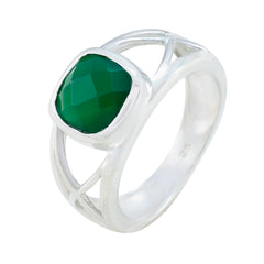 Sophia Artisan Green Solitaire Ring