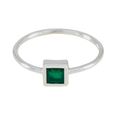 Soo-jin Contemporary Green Solitaire Ring Green Onyx Green