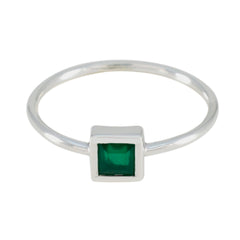 Soo-jin Contemporary Green Solitaire Ring Green Onyx Green
