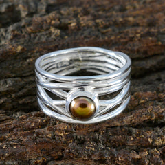 Lili Rope-Wire Grey Solitaire Band