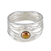 Lili Rope-Wire Grey Solitaire Band Grey Pearl Gray