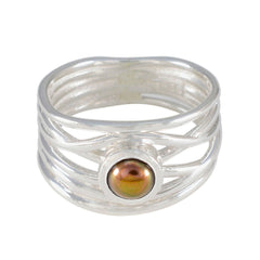 Lili Rope-Wire Grey Solitaire Band Grey Pearl Gray