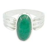 Siti Heritage Green Solitaire Ring Indian Emerald Green