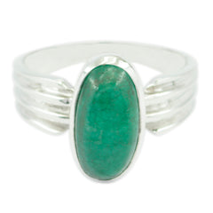 Siti Heritage Green Solitaire Ring Indian Emerald Green