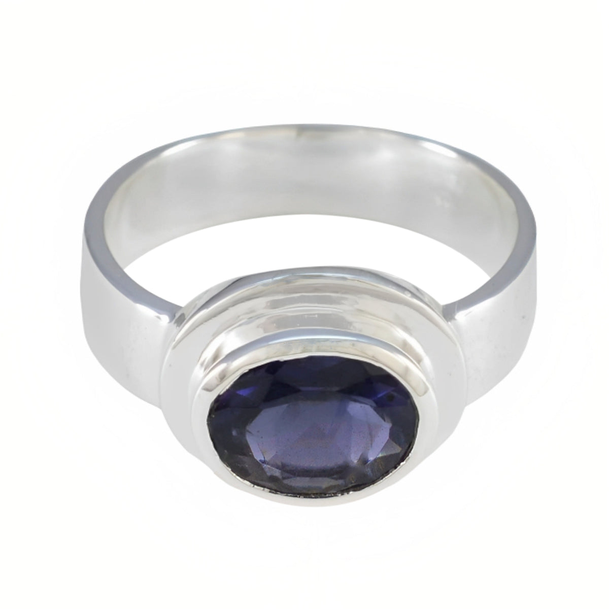 Sophia Fairytale Blue Solitaire Ring Iolite Blue