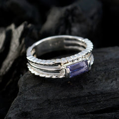 Hanna Twist Blue Solitaire Band