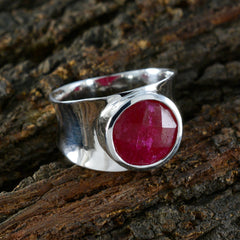 Emily Armor Red Solitaire Band