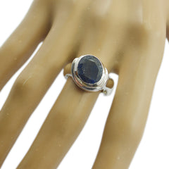 Ayesha Romantic Blue Solitaire Ring