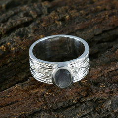 Sofía Twist Grey Solitaire Band