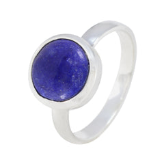 Evelyn Romantic Blue Solitaire Ring