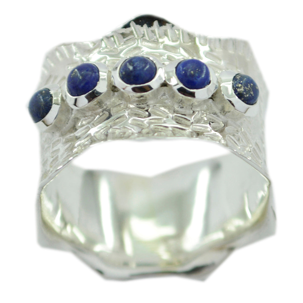 Audrey Vintage Blue Penta Band Lapis Lazuli Blue