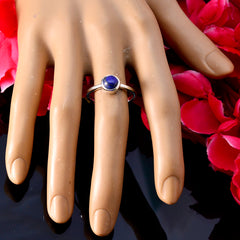 Saanvi Graceful Blue Solitaire Ring